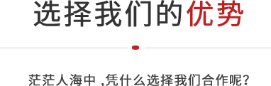 我们的优势